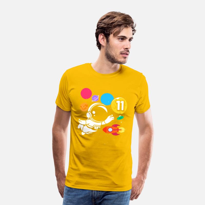 11th Birthday Boy 11 Years Astronaut Birthday