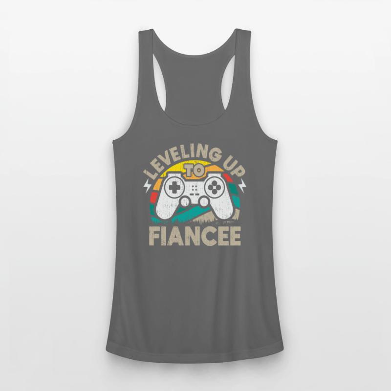 Leveled Up To Fiancee Gamer Newly Engaged Couple