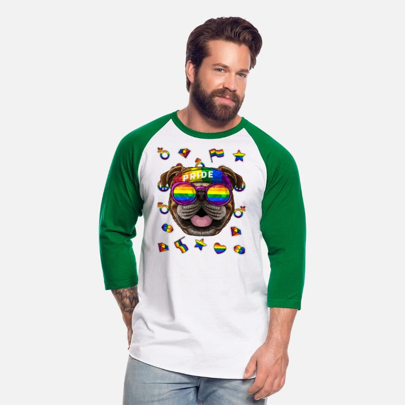 LGBT Bulldog Gay Pride Month Dog Rainbow Lesbian