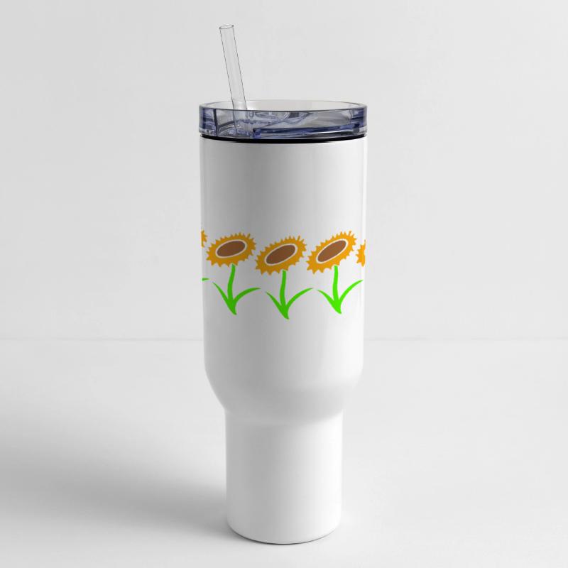 Many Small Sunflowers Sun Five Flowers 5 Series