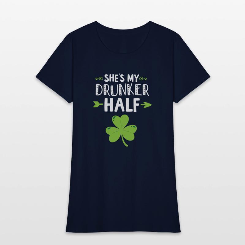 Mens Shes My Drunker Half Couples St Patricks Day