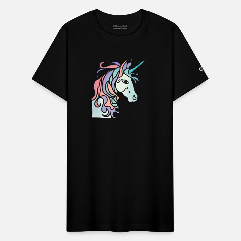Minimalist emotional and beautiful unicorn