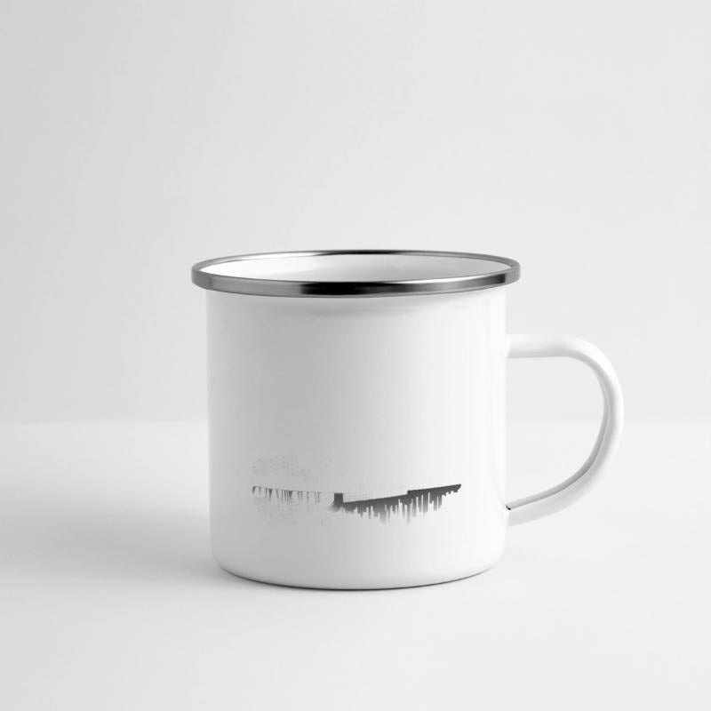 Monochromatic Artwork of Nature and Guitar