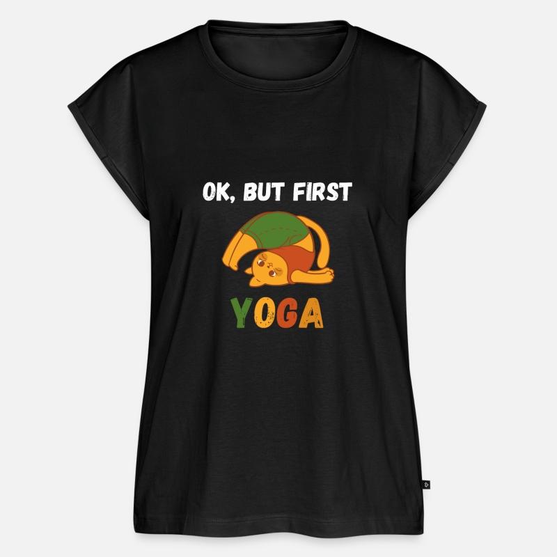 Okay But First Yoga Cat