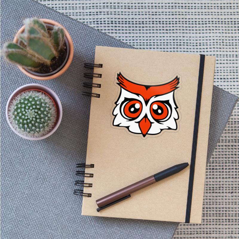 Owl bird eagle night clever forest animal drawing
