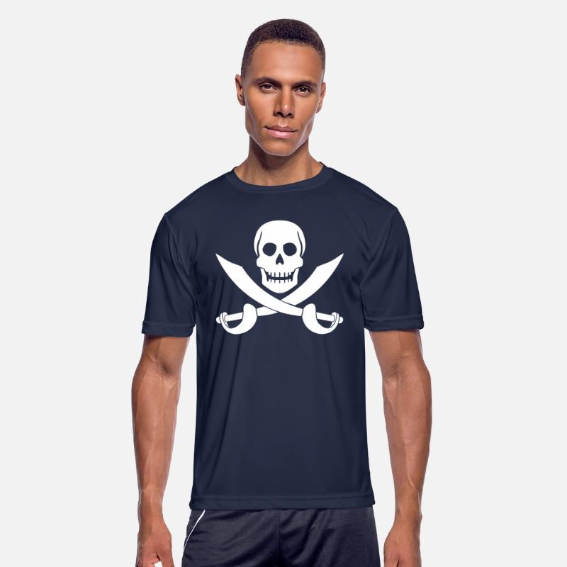 Pirate Two Sabre 2 Swords Skeleton Skull Symbol