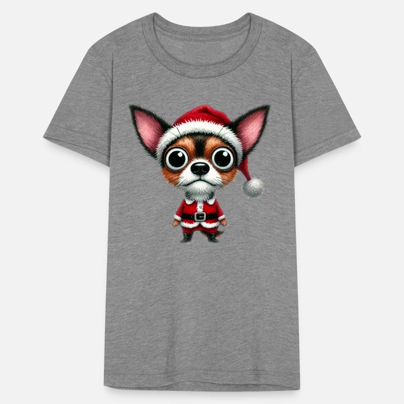 Quirky Puppy Dressed Santa Claus For Christmas