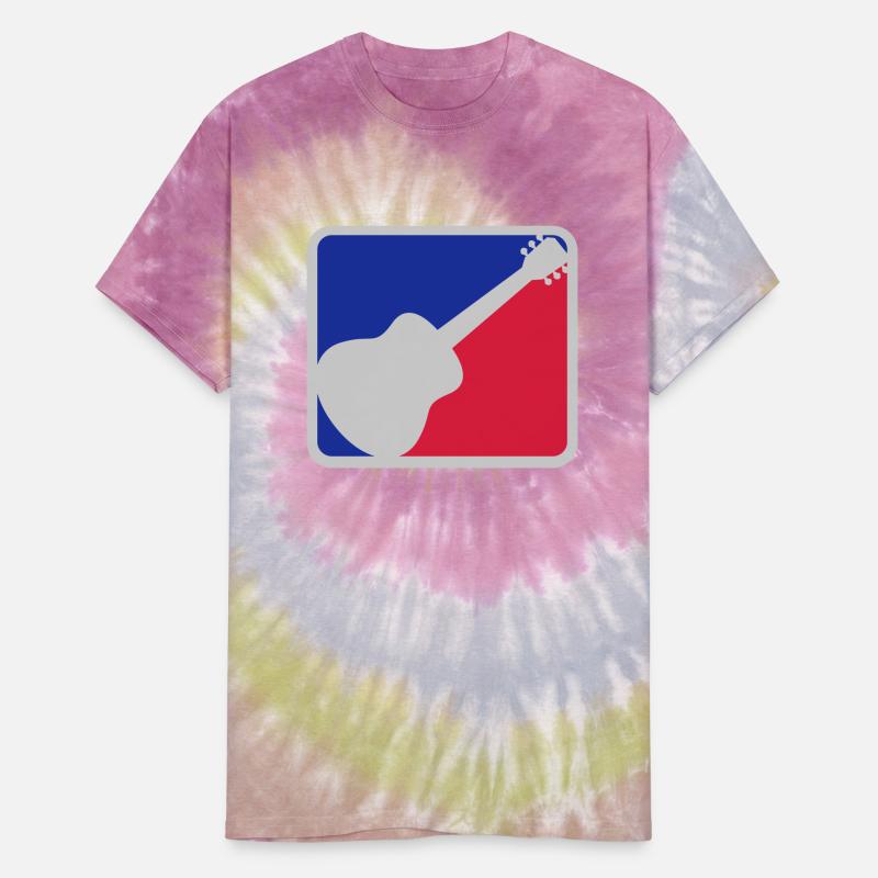 Red Blue Guitarist Play