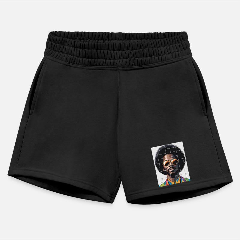 Retro Cool Afro Portrait Illustration