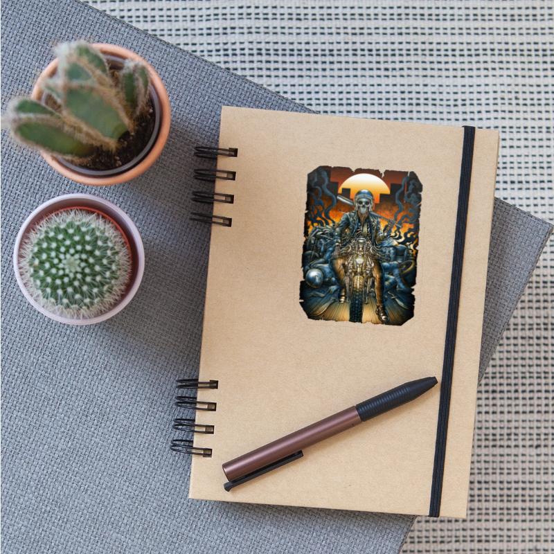 Skeleton gangster rider