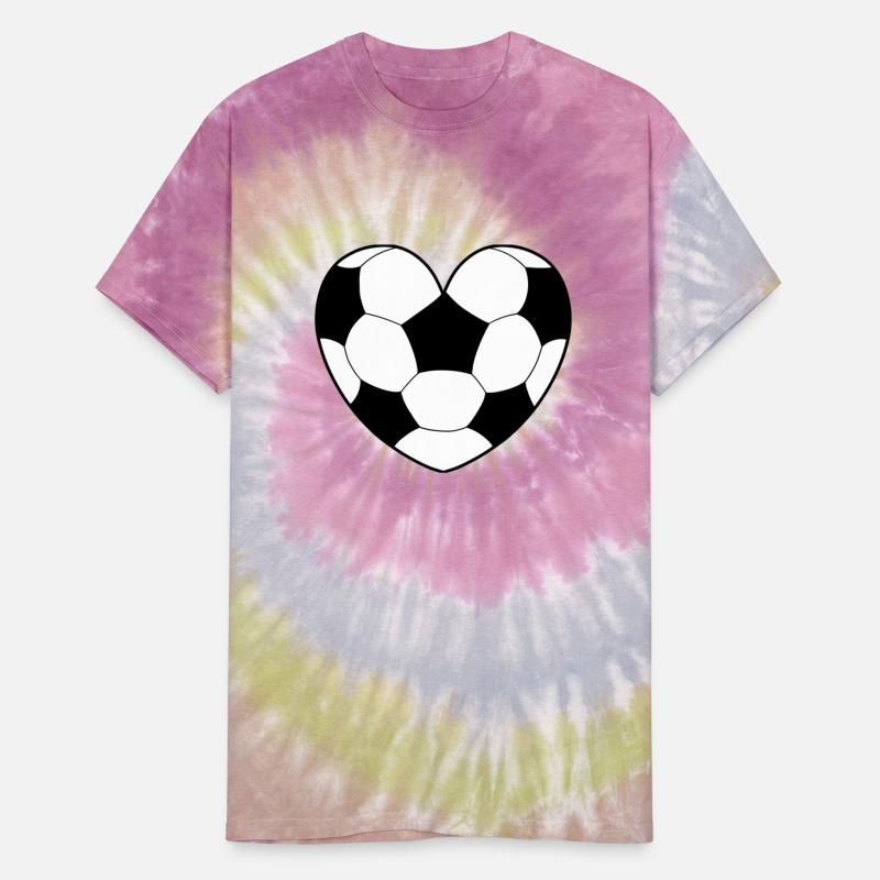 Soccer Ball Pattern Love Heart