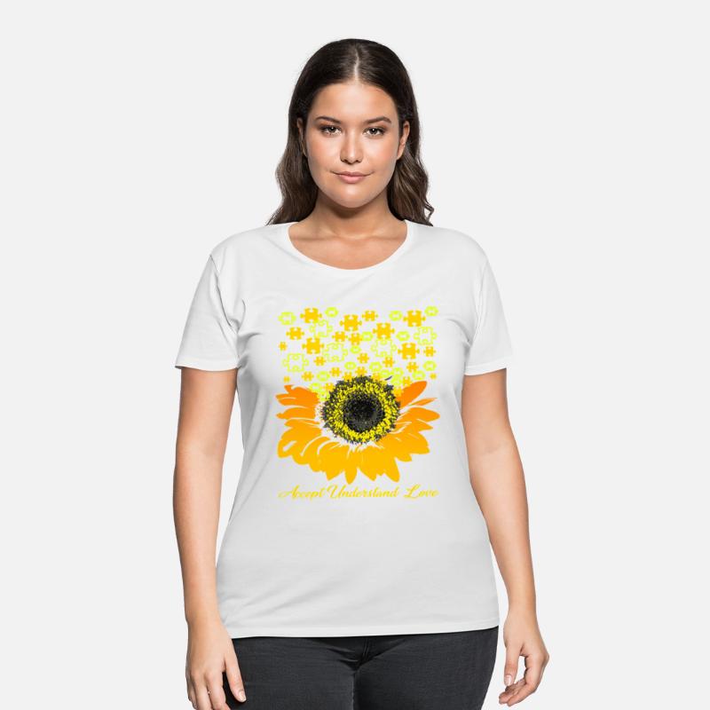 Sunflower Accept Understand Love Autism Awareness