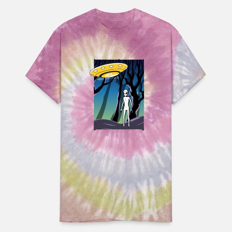 UFO alien funny cute flying spaceship astronaut