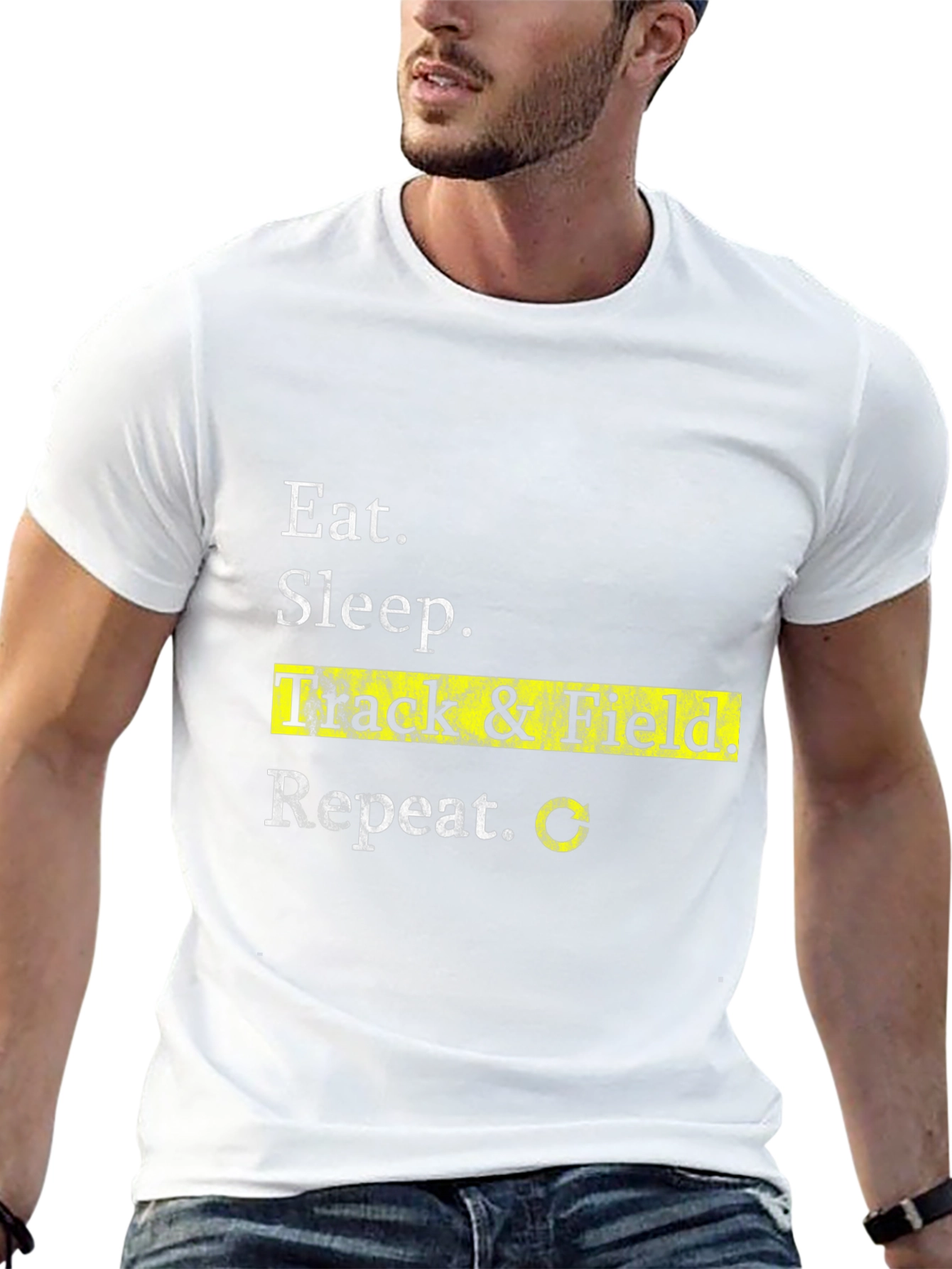 Eat Sleep Track & Field Repeat T-Shirt
