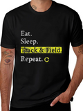 Eat Sleep Track & Field Repeat T-Shirt