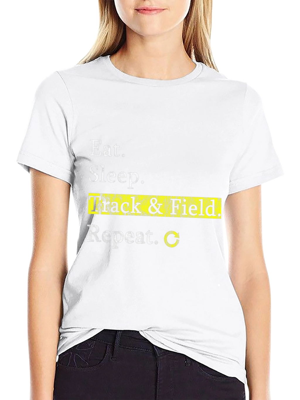 Eat Sleep Track & Field Repeat T-Shirt