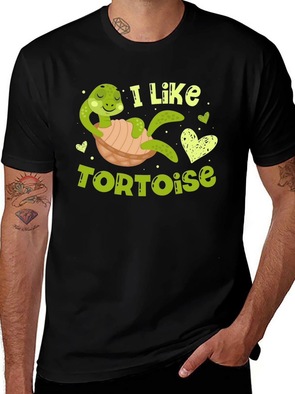 I Like Tortoise T-Shirt Cute Animal Tee