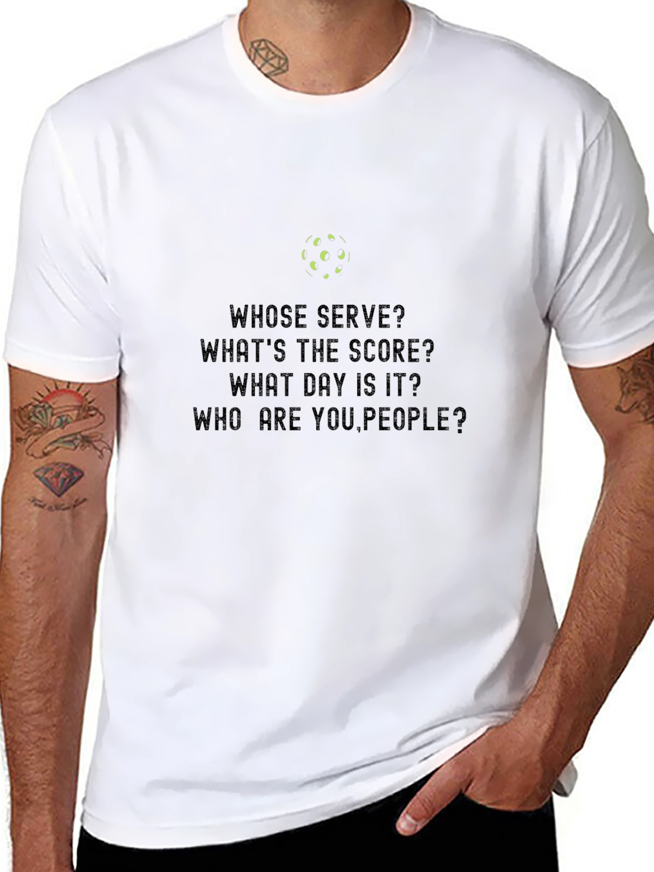 Pickleball Fan T-Shirt: Whose Serve?
