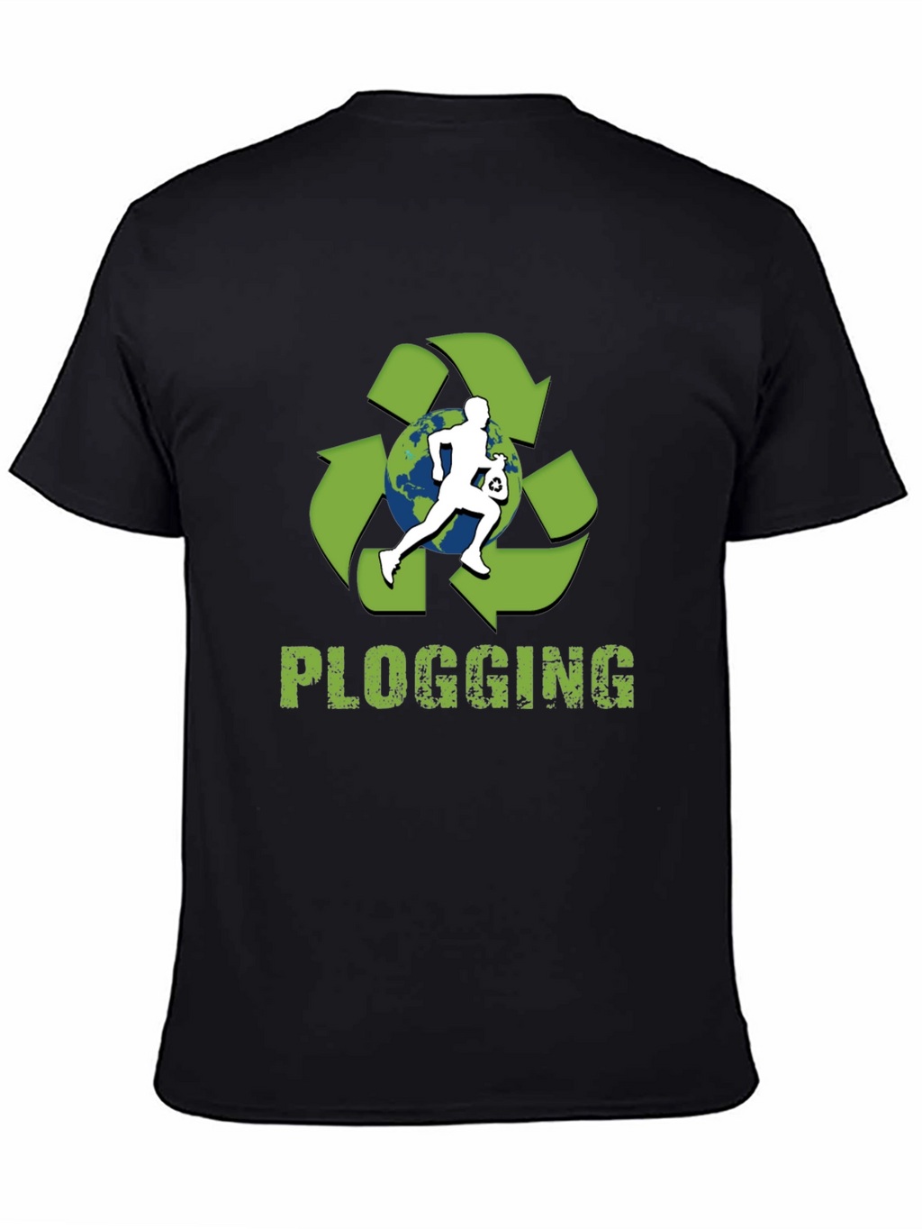 Plogging Tee: Eco-Friendly Run & Clean