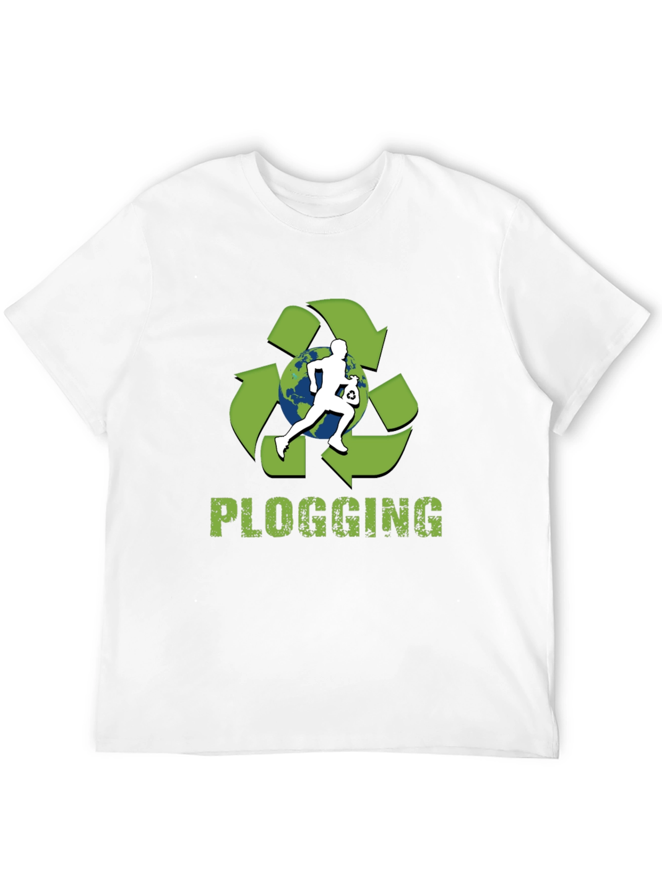 Plogging Tee: Eco-Friendly Run & Clean