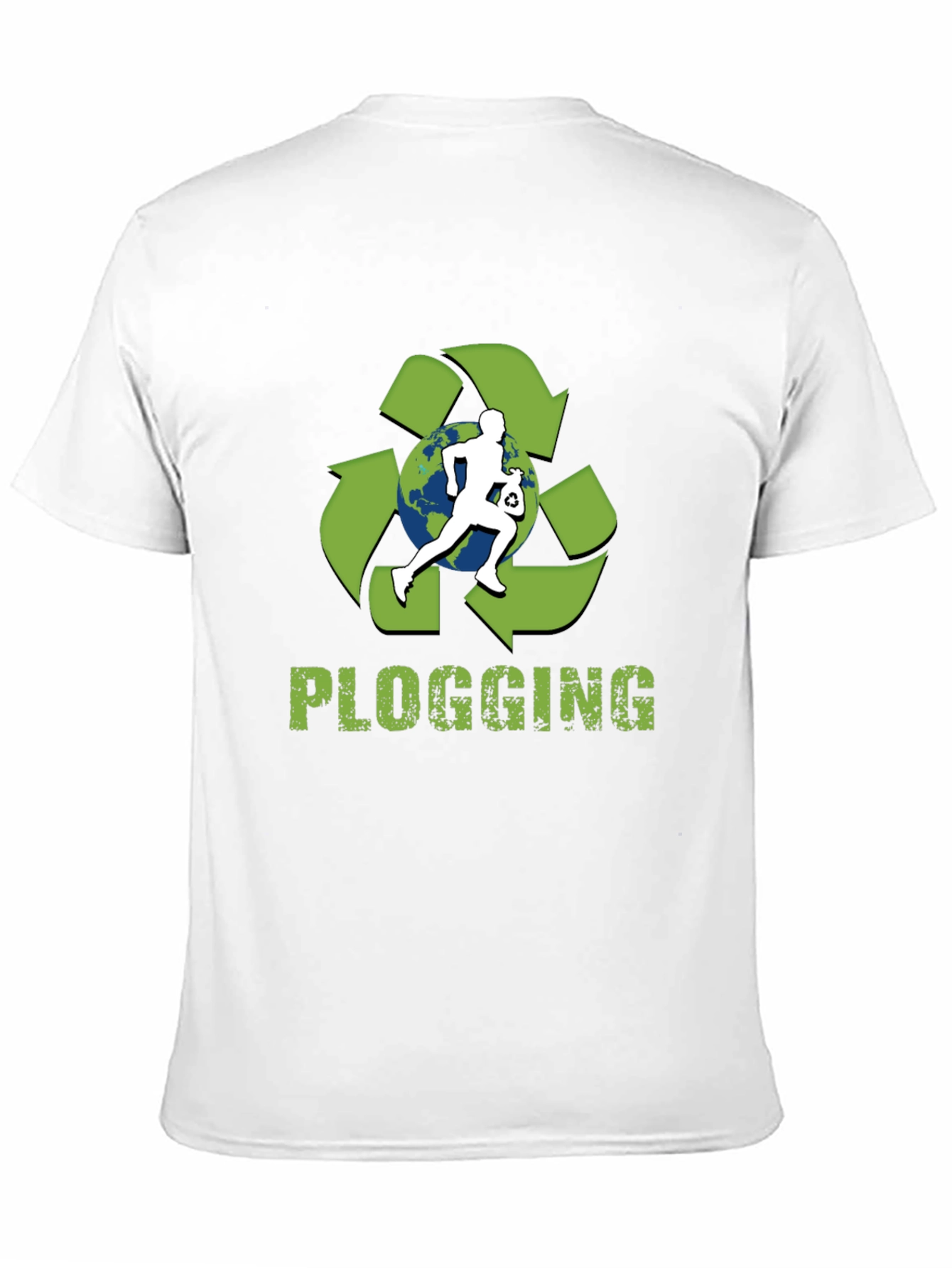 Plogging Tee: Eco-Friendly Run & Clean