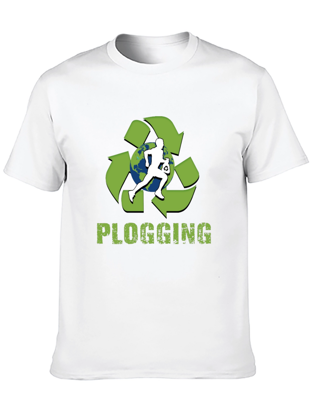 Plogging Tee: Eco-Friendly Run & Clean