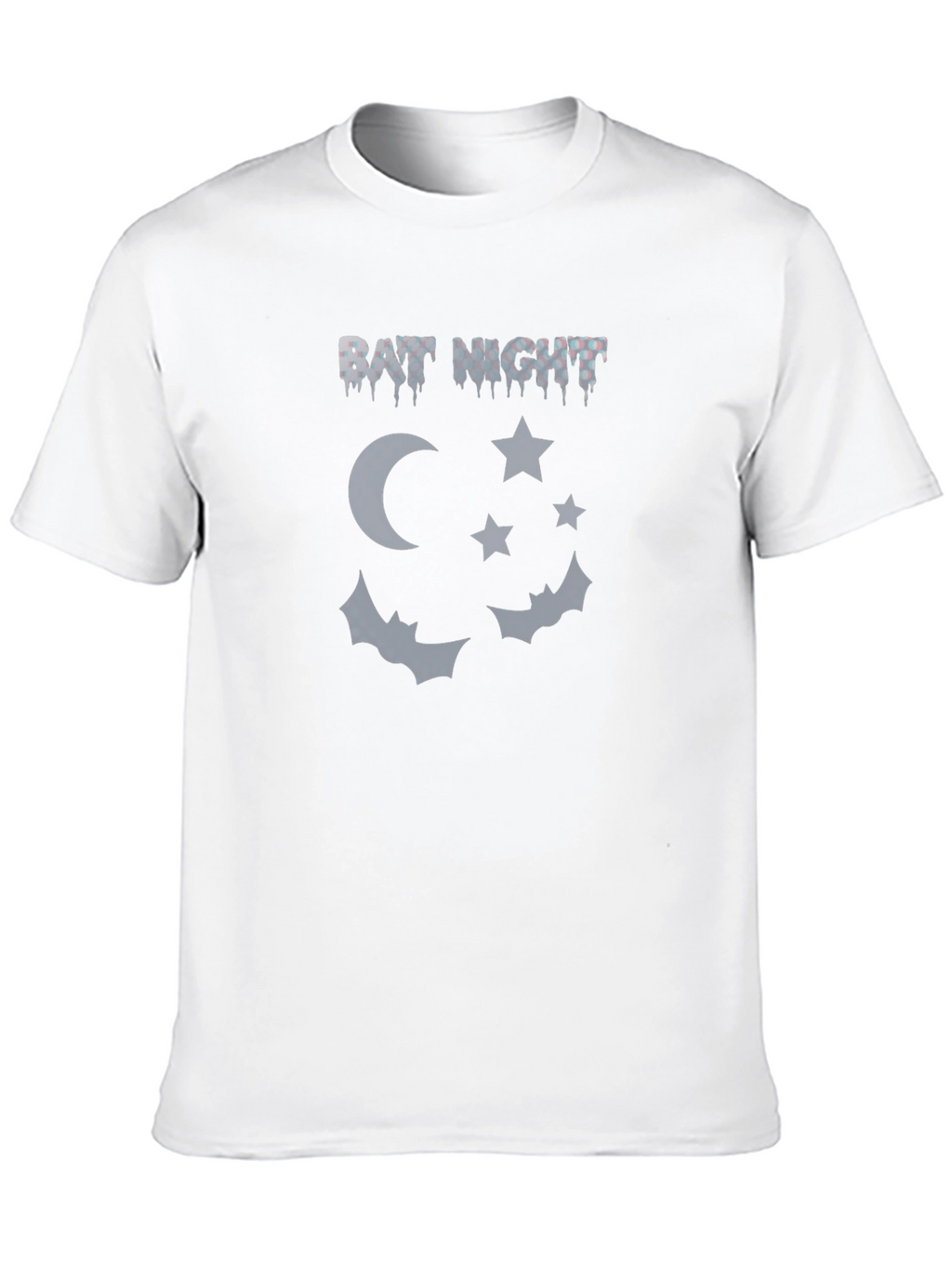 Bat Night Graphic Tee - Mens Black T-Shirt