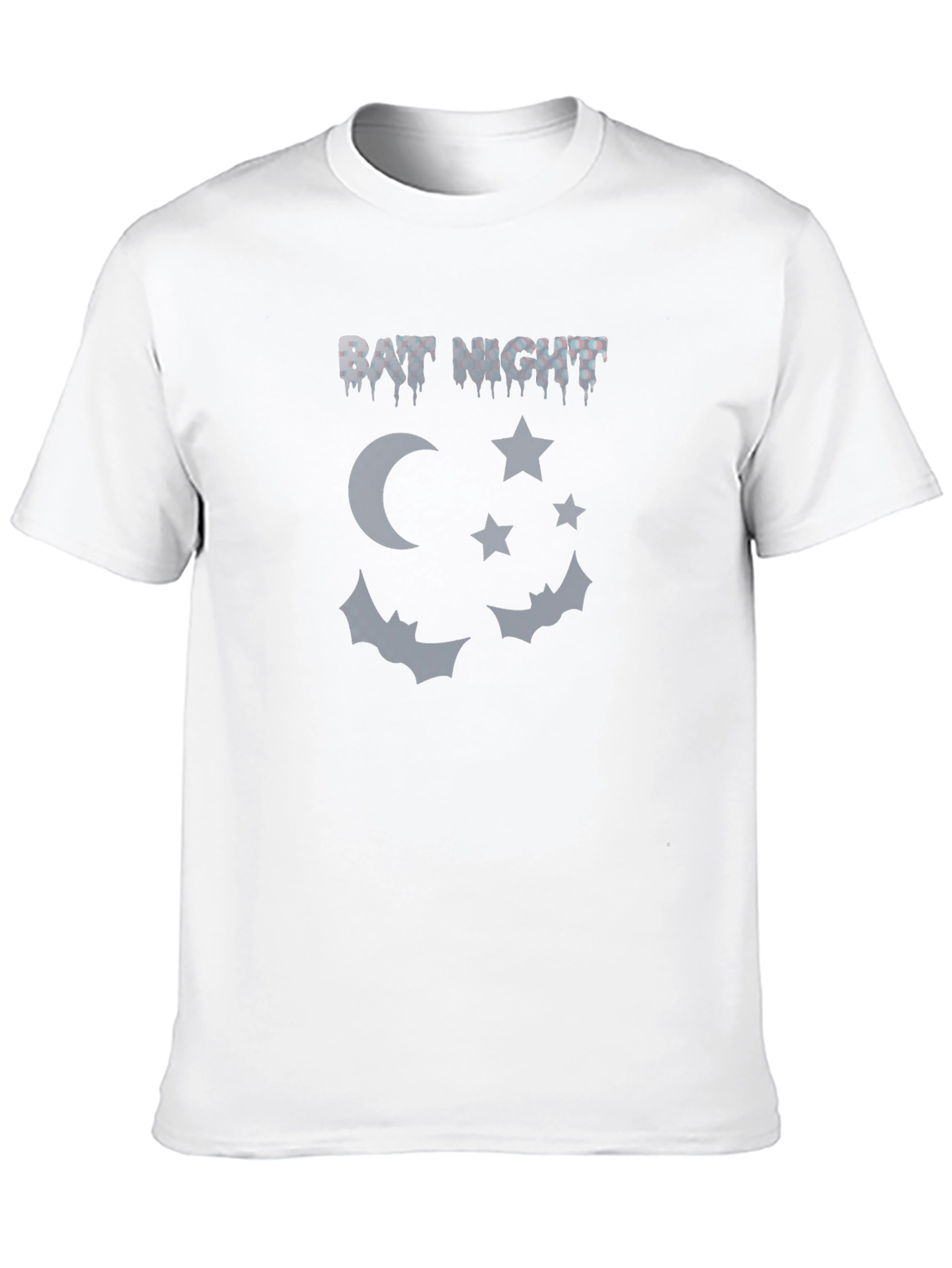 Bat Night Graphic Tee - Mens Black T-Shirt