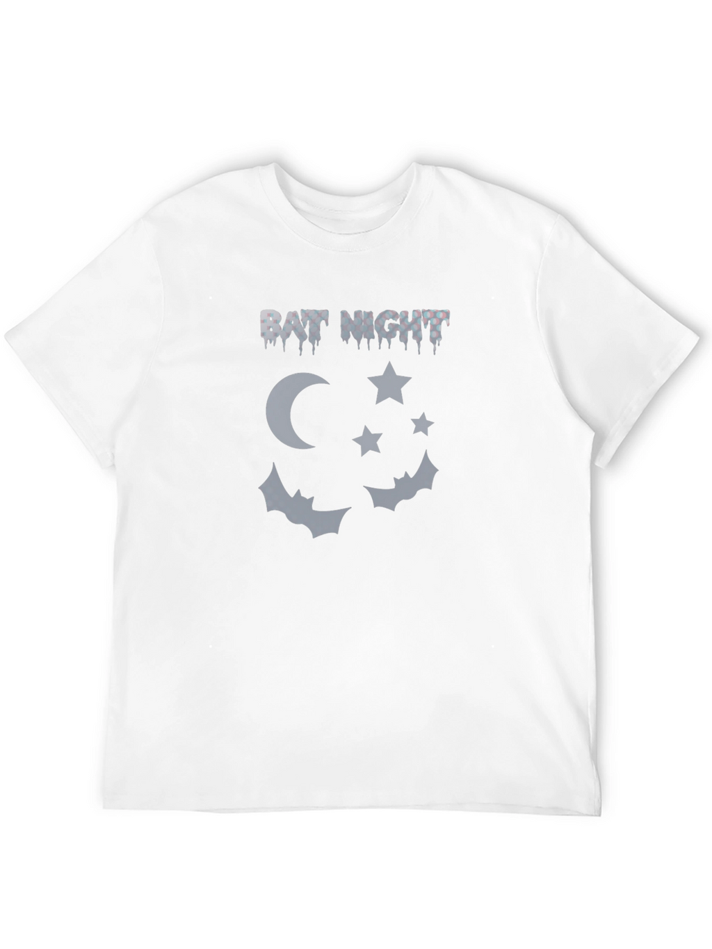 Bat Night Graphic Tee - Mens Black T-Shirt