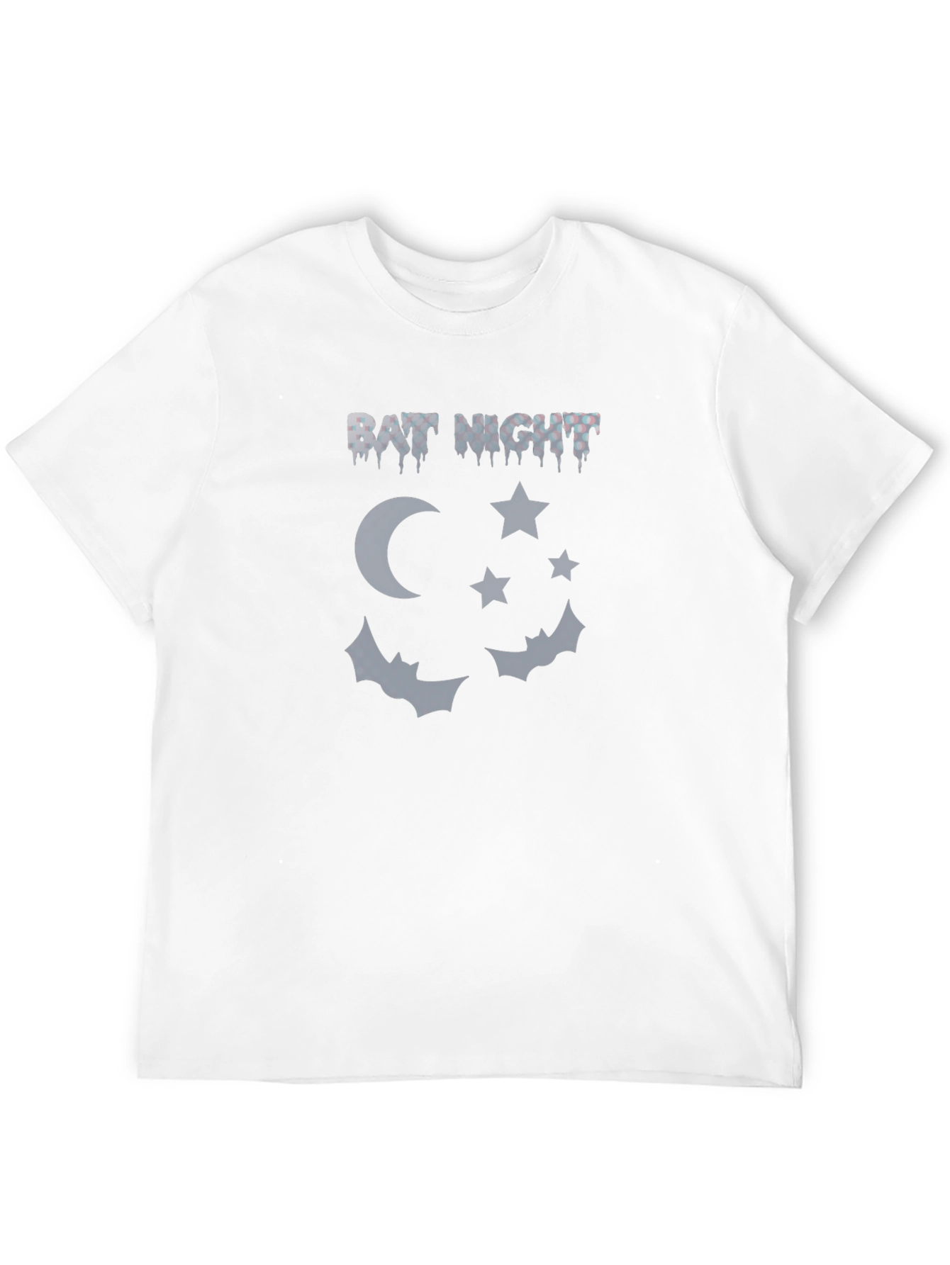 Bat Night Graphic Tee - Mens Black T-Shirt