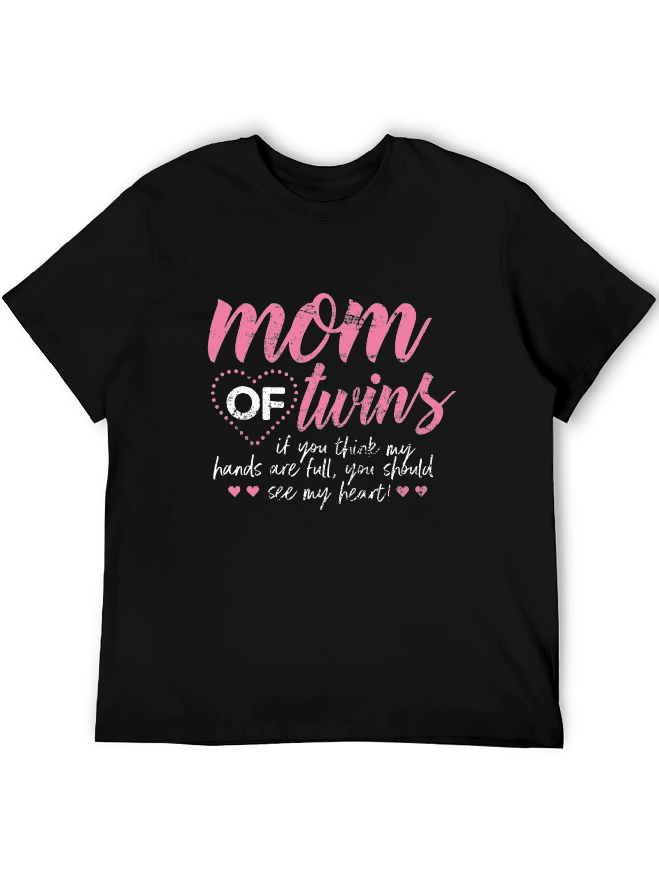 Mom of Twins Graphic Tee - Heartfelt Mothers Shirt