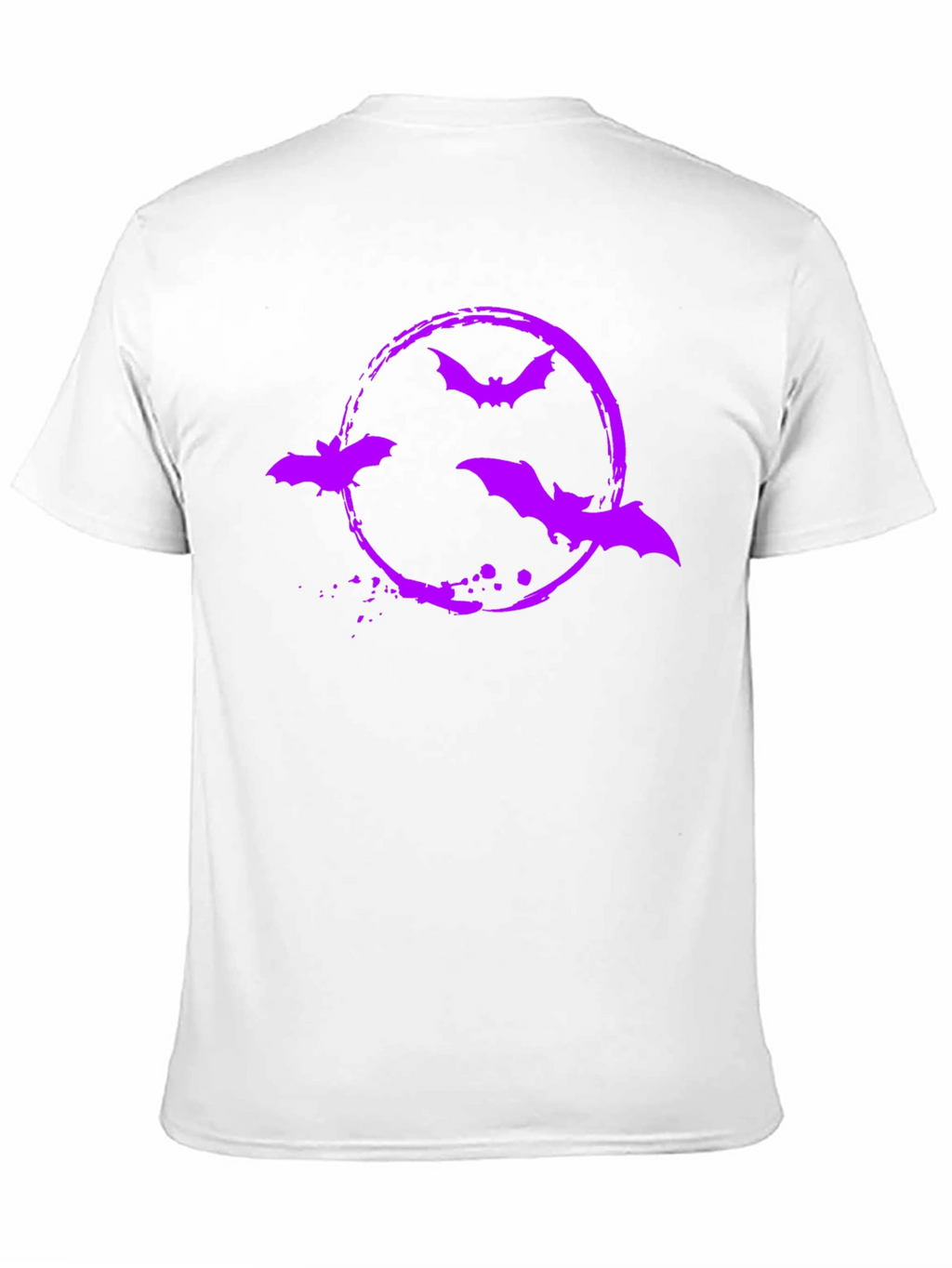 Bat Circle Graphic Tee - Halloween Shirt