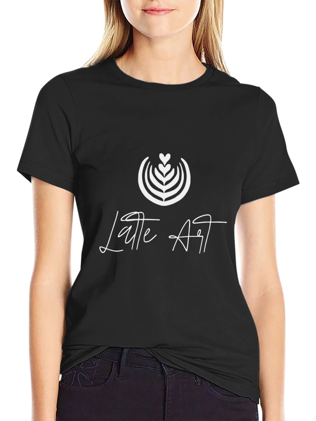 Latte Art Graphic T-Shirt
