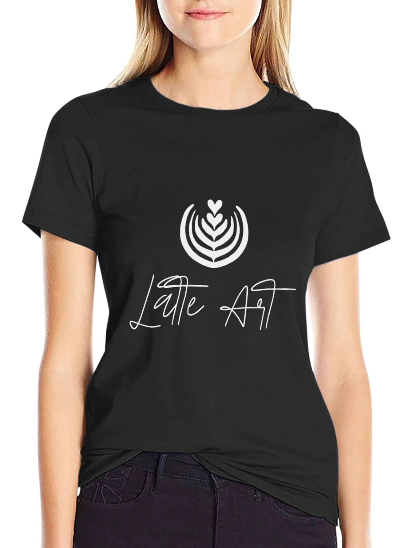 Latte Art Graphic T-Shirt