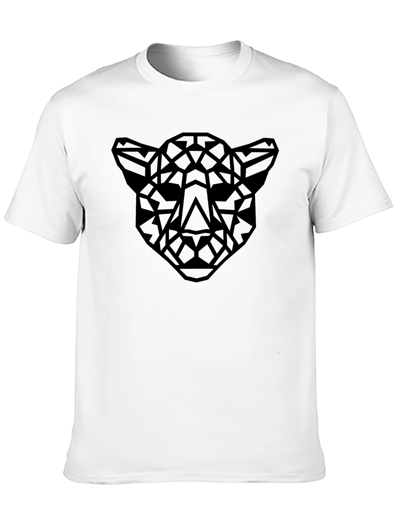 Geometric Panther T-Shirt - Modern Style