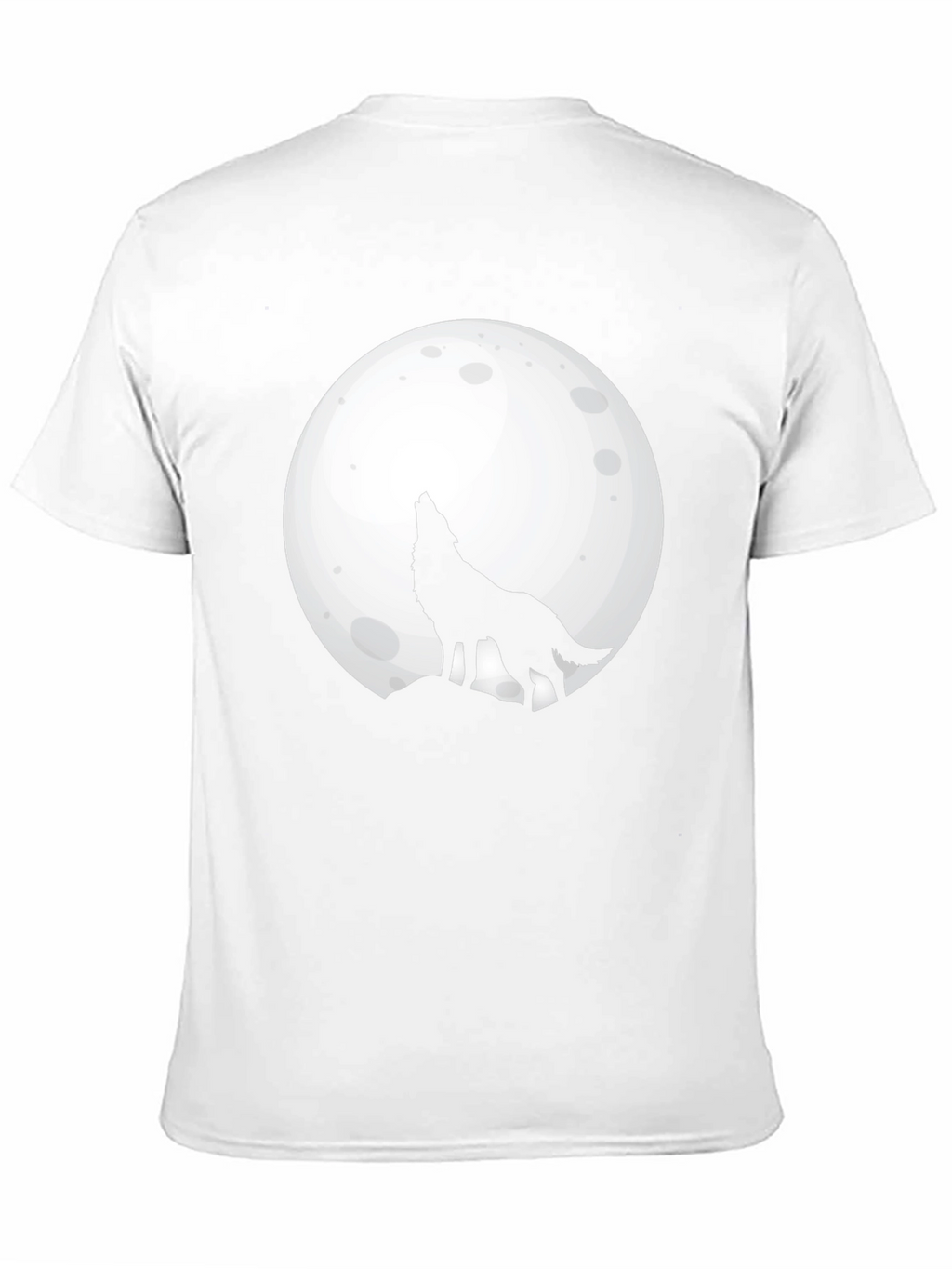 Wolf Moon T-Shirt - Black Cotton Graphic Tee