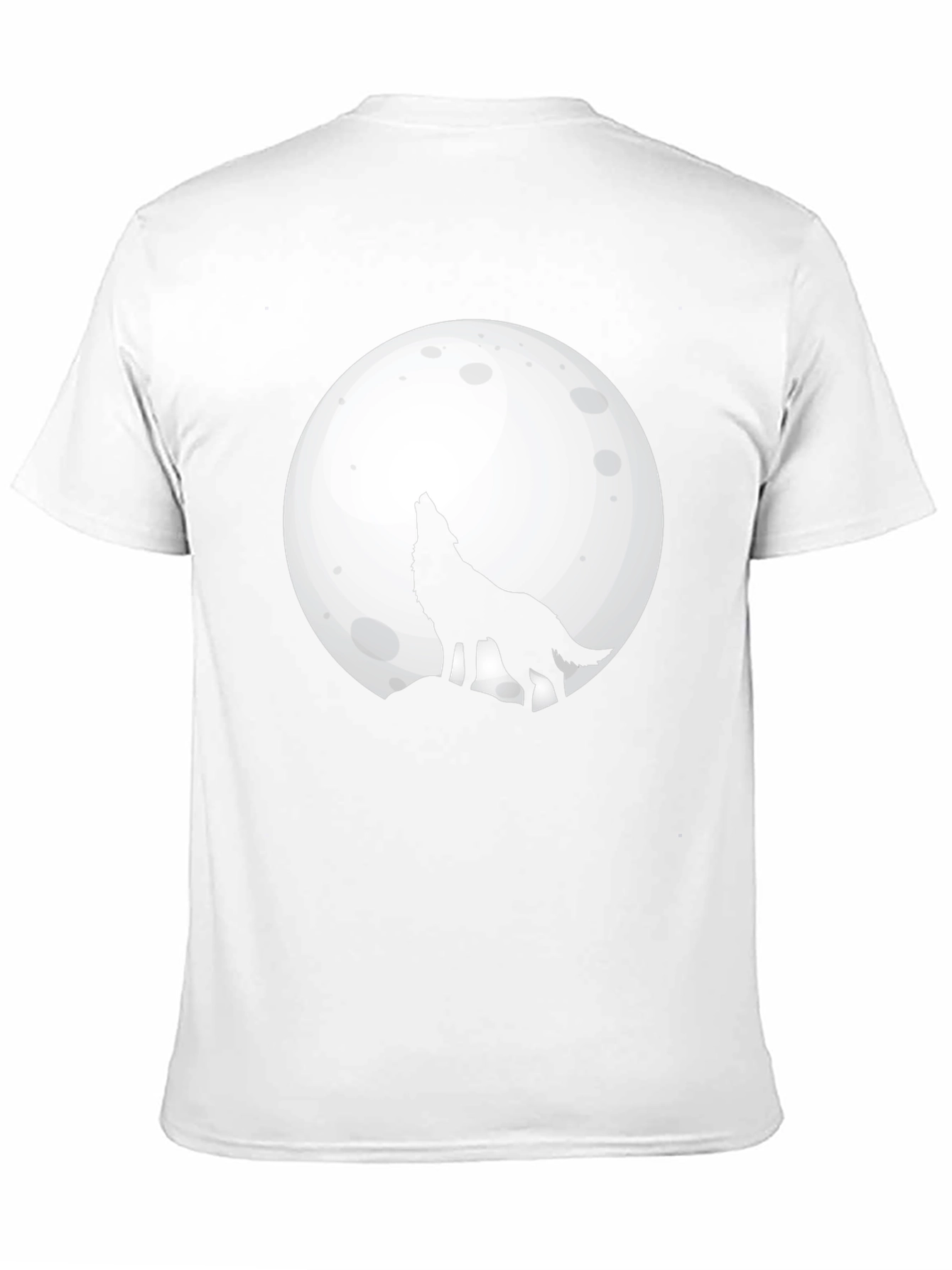 Wolf Moon T-Shirt - Black Cotton Graphic Tee