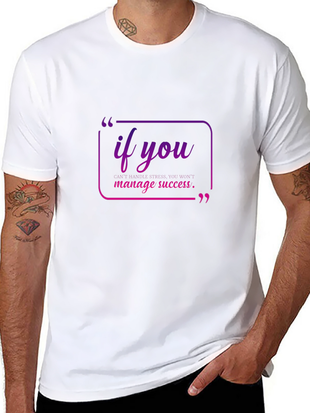 Motivational Quote Tee - If You Manage Success