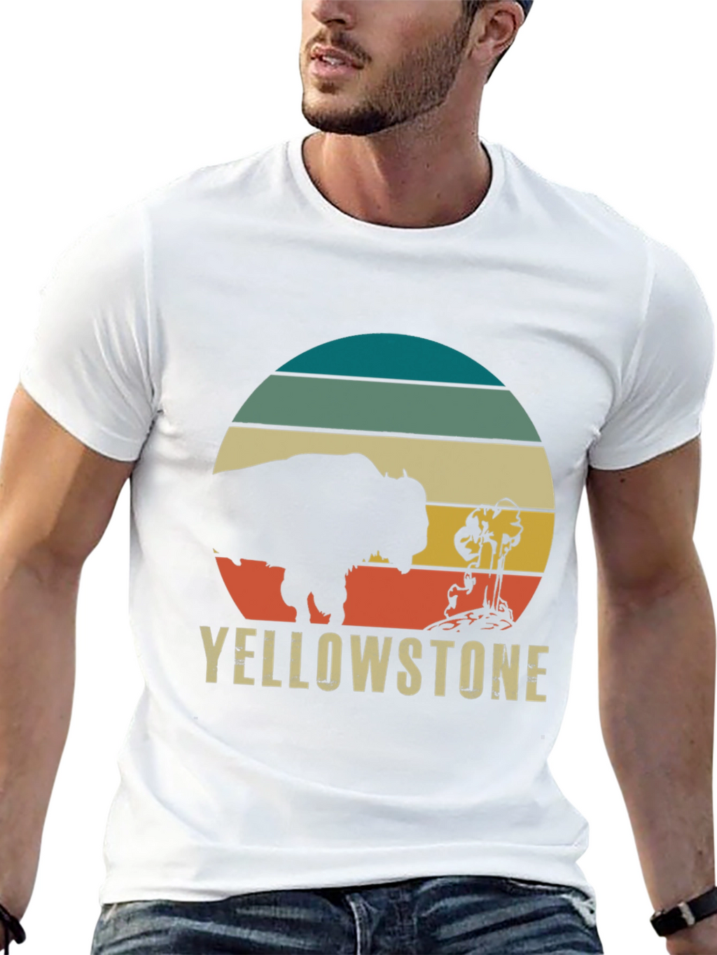 Yellowstone Buffalo Retro Graphic Tee