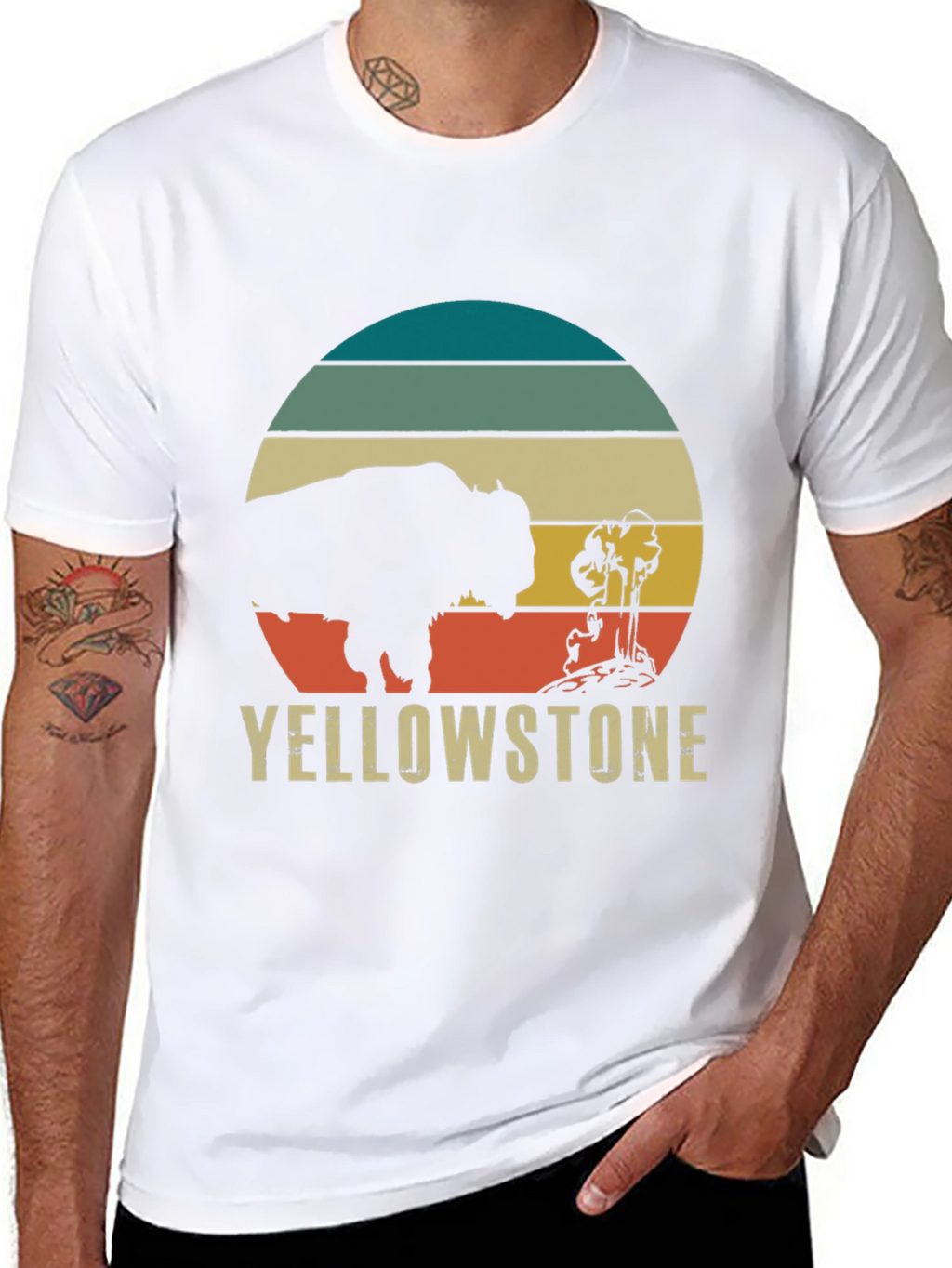 Yellowstone Buffalo Retro Graphic Tee