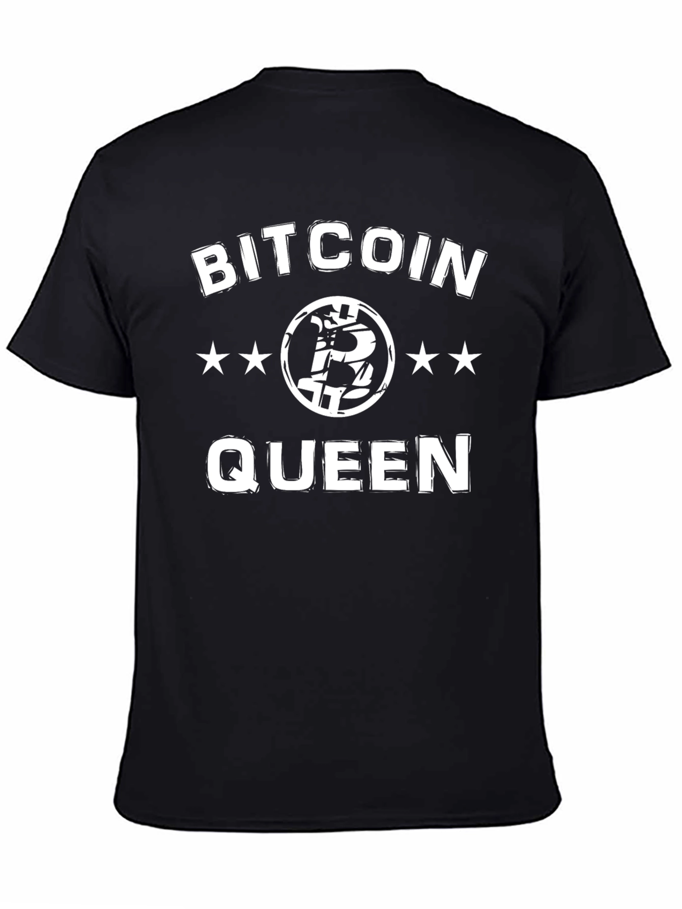 Bitcoin Queen Graphic T-Shirt - Crypto Fan Apparel