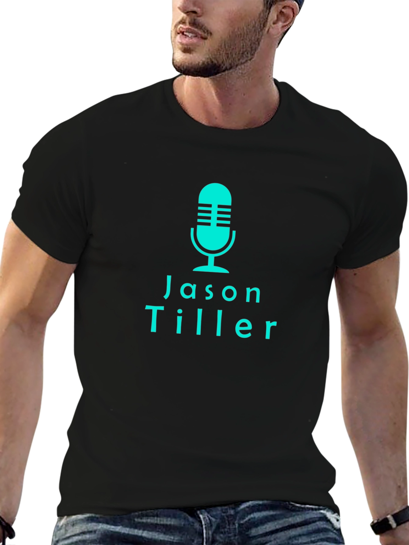 Jason Tiller Podcast Graphic T-Shirt