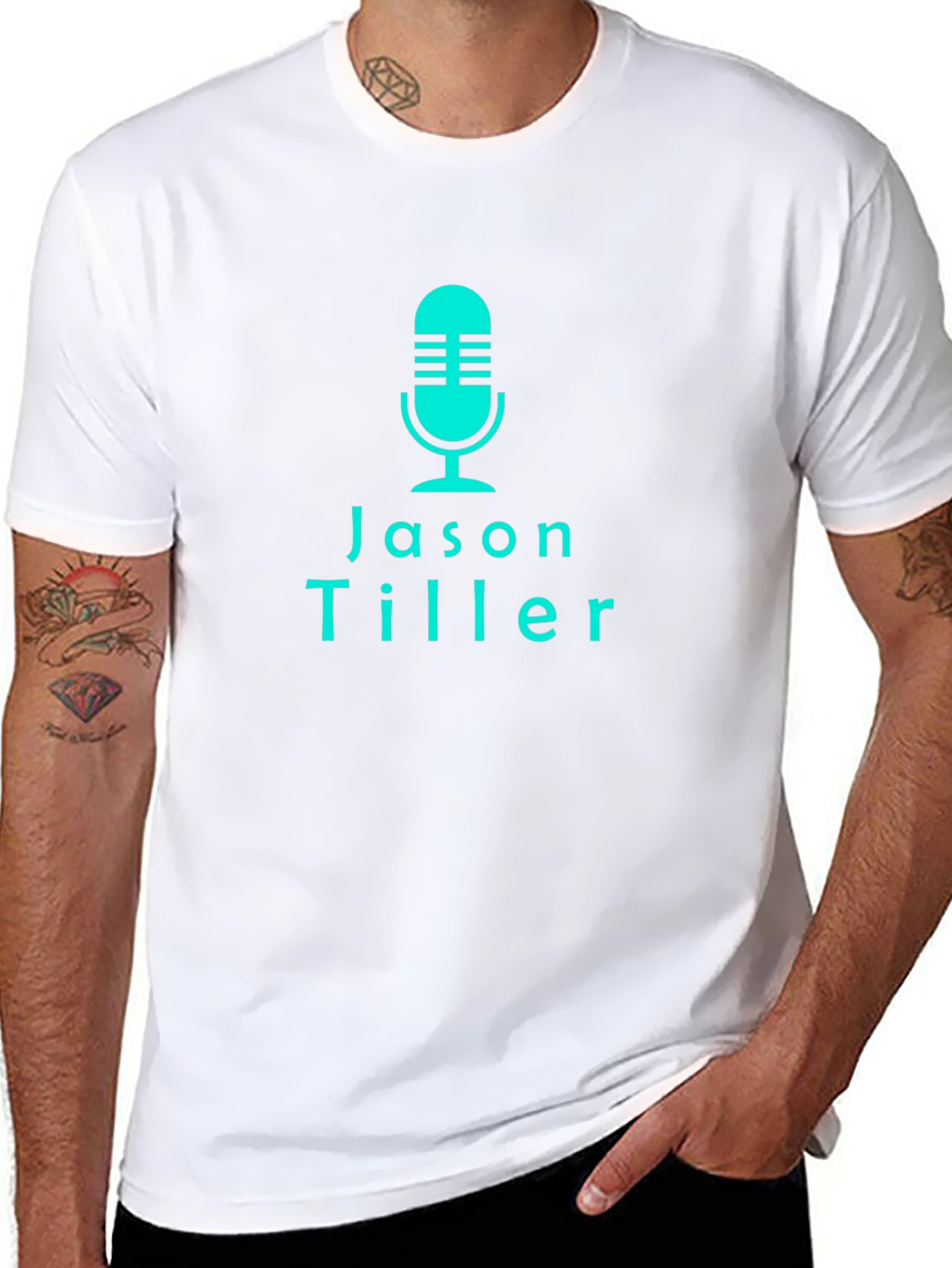 Jason Tiller Podcast Graphic T-Shirt