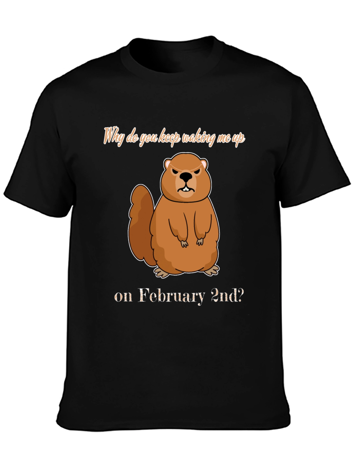 Groundhog Day T-Shirt - Why Wake Me?