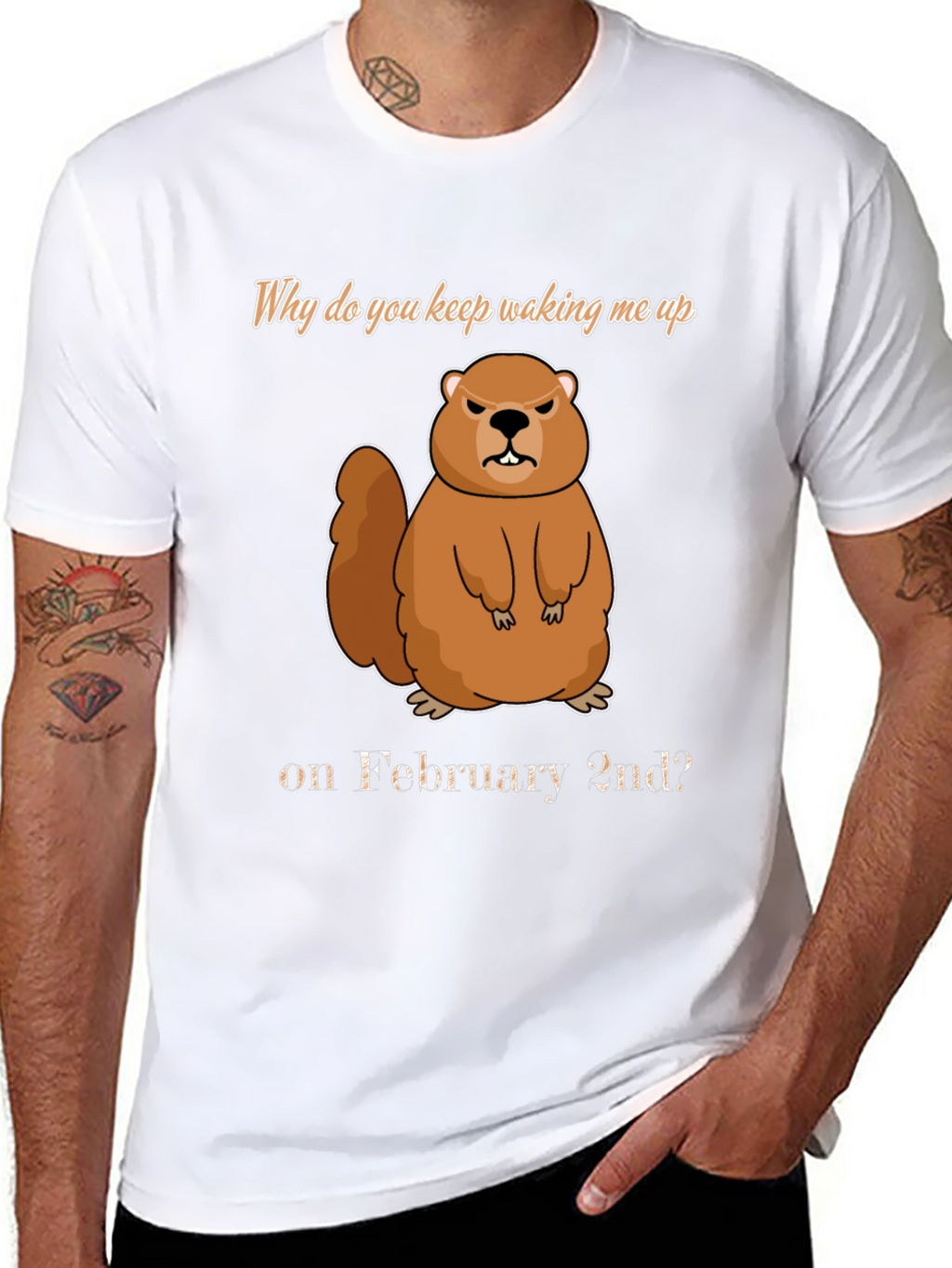 Groundhog Day T-Shirt - Why Wake Me?