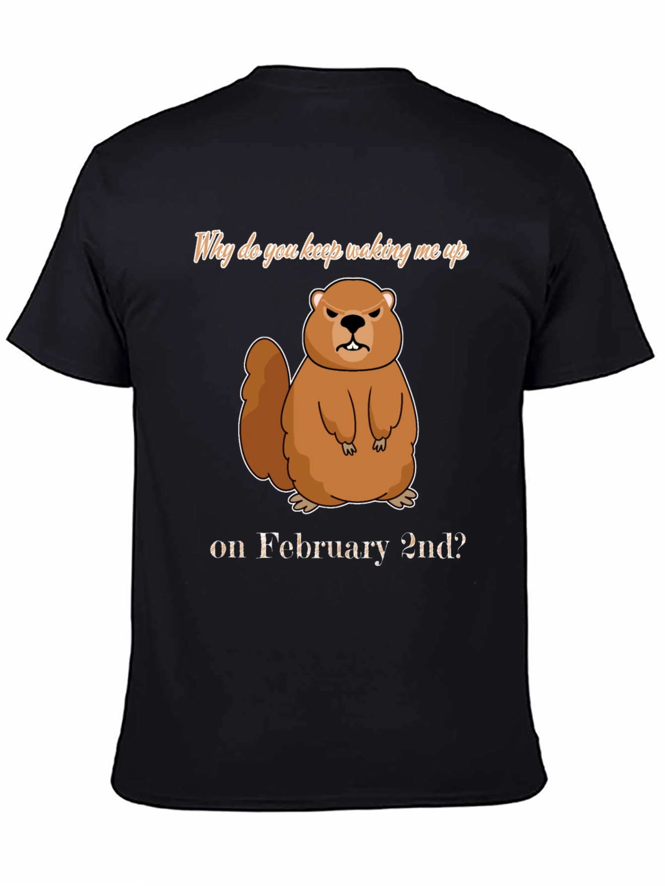 Groundhog Day T-Shirt - Why Wake Me?