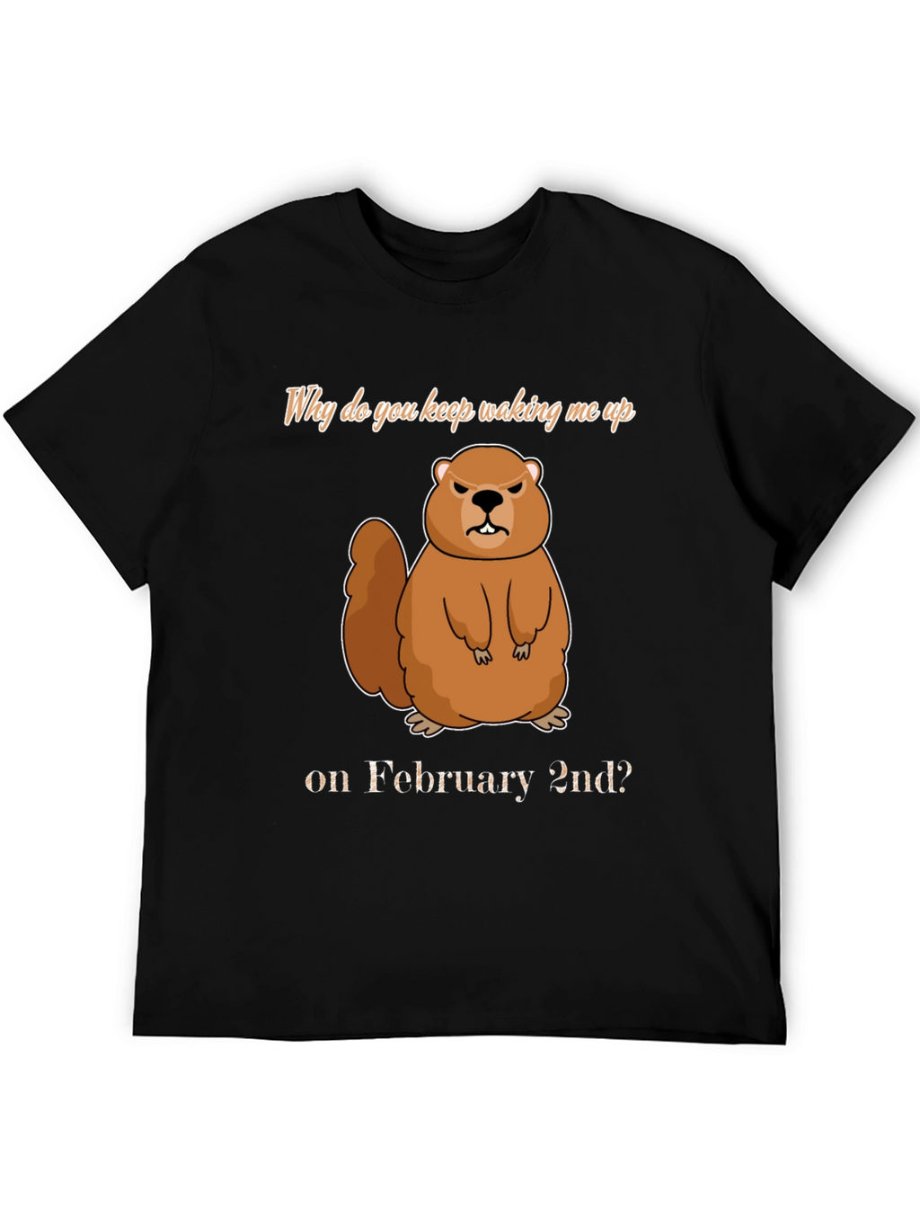 Groundhog Day T-Shirt - Why Wake Me?