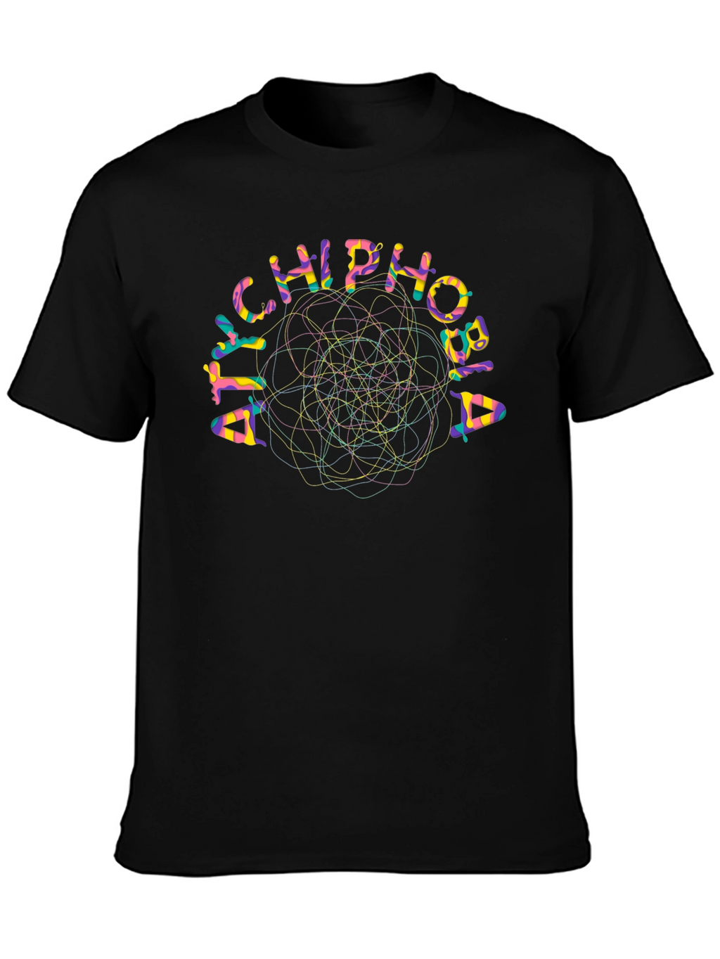 Atychiphobia T-Shirt Black