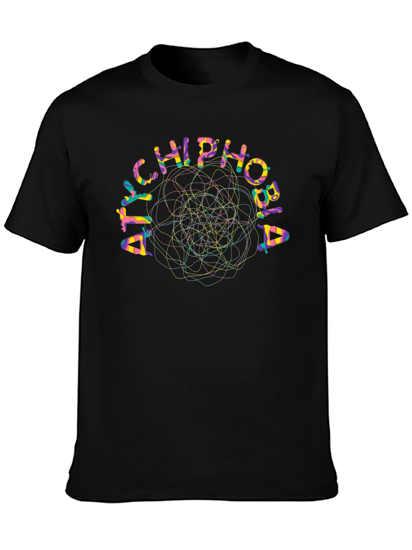 Atychiphobia T-Shirt Black