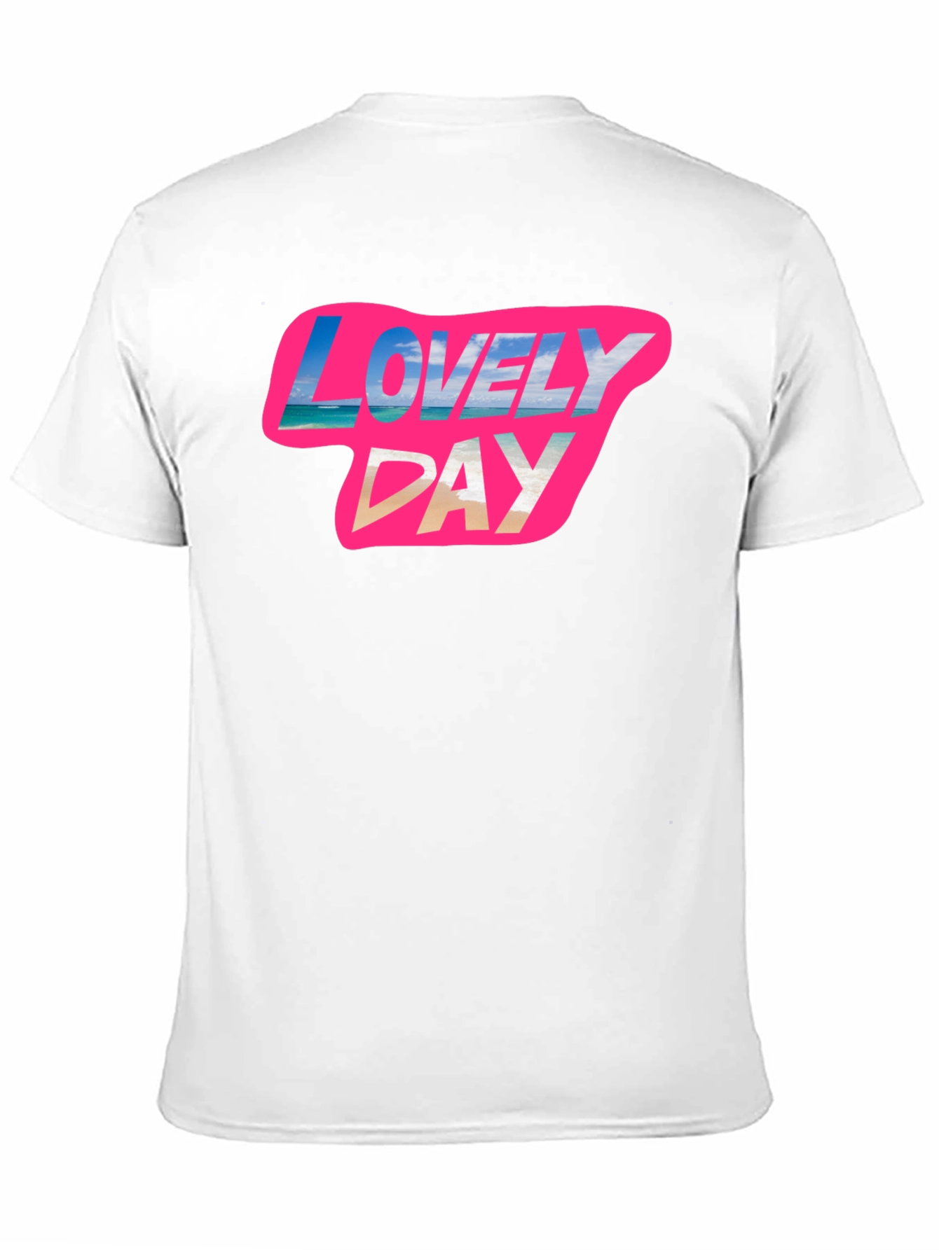 Lovely Day Graphic Tee - Soft Black Cotton T-Shirt